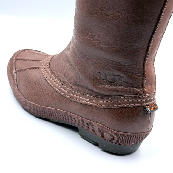 UGG Australia Wmns Belcloud Tall Waterproof Duck Boots - Picture 10 of 16